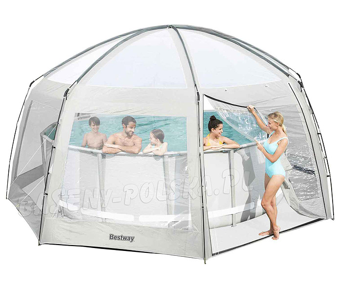 Zadaszenie namiot nad basen albo SPA
