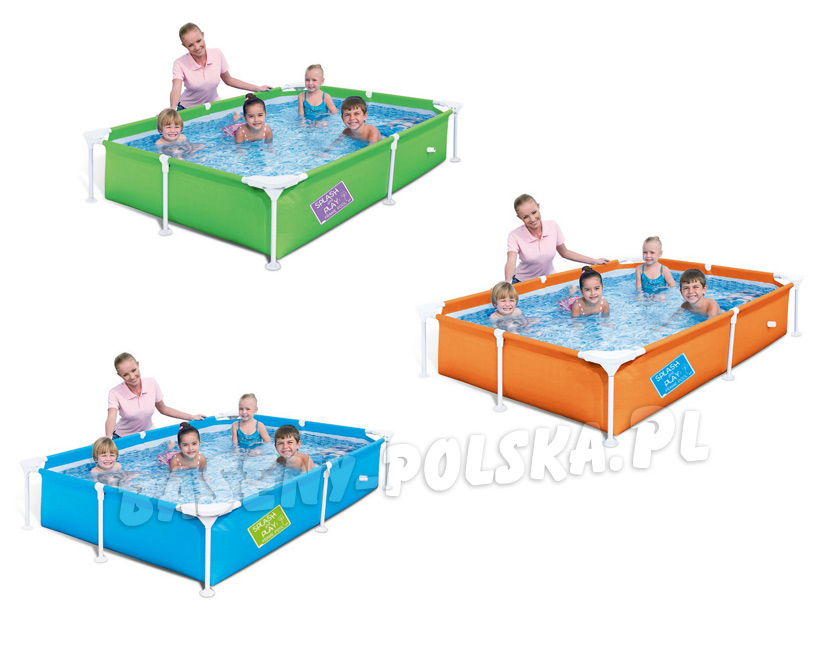 Basen Stelazowy Dla Dzieci W Trzech Kolorach 221 X 150 X 43cm