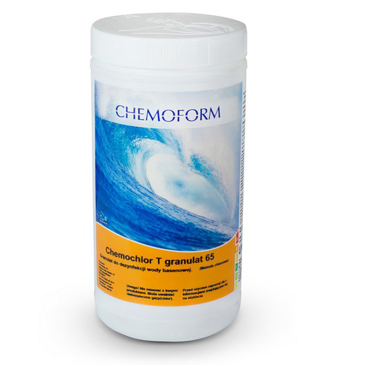 Chemochlor T Granulat 65 chlor w proszku 1kg do twardej wody