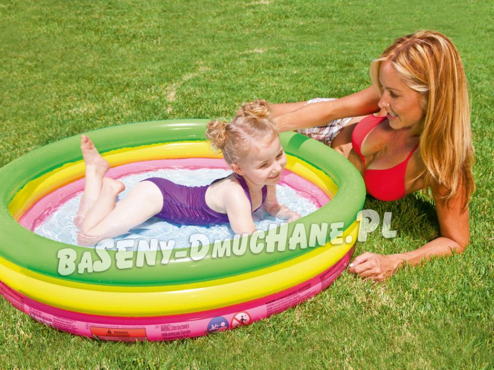 Basen Dla Dzieci Z Dmuchanym Miekki Dnem 102 X 25 Cm Bestway 51104