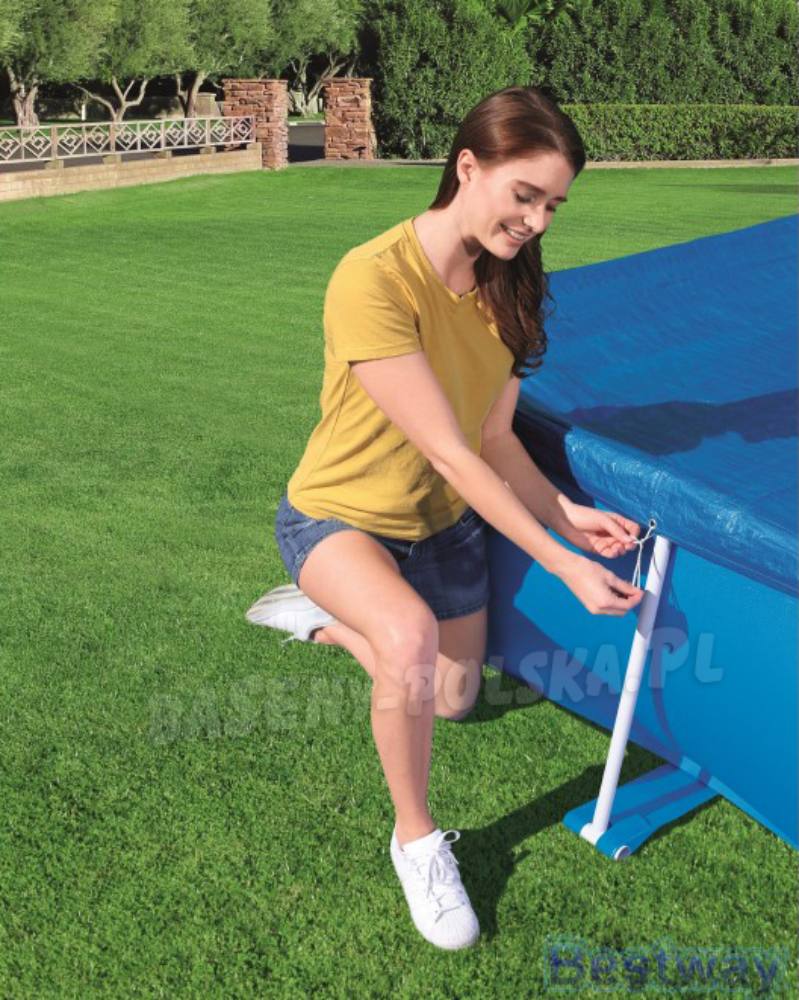 Couverture de piscine Flowclear 221x150 cm Bestway