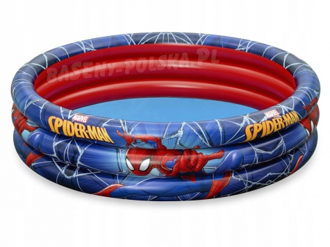 Basen dmuchany 122 x 30 cm Spiderman grafika z bajki Bestway 98018