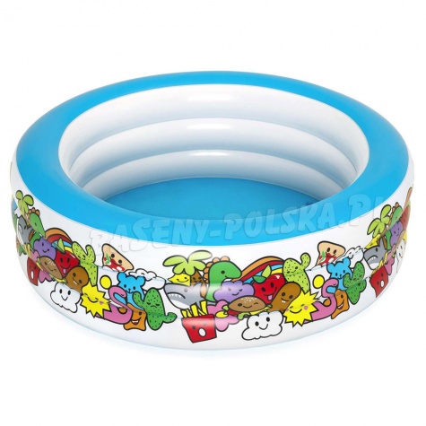 Basen dmuchany dla dzieci kolorowanka 152 x 51cm Bestway 51121
