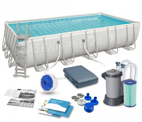 Basen ogrodowy stelażowy 640 x 274 x 132 cm 12w1 Bestway 5611Z