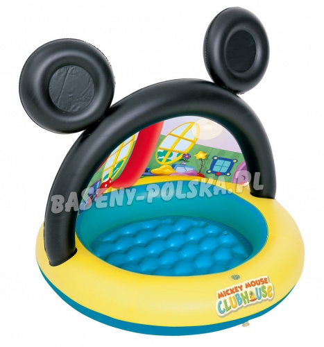 Brodzik z daszkiem Mickey Mouse 84 x 84 x 76 cm Bestway