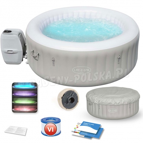 Dmuchane SPA Jacuzzi Tahiti Bestway 60007 z podświetleniem LED 180 x 66 cm Lay-Z Spa