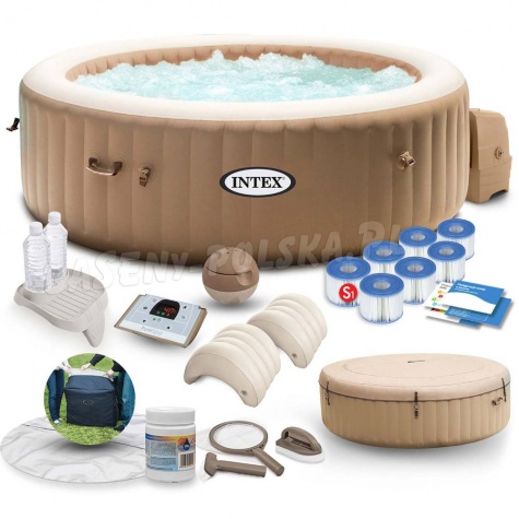 Dmuchane SPA jacuzzi z podgrzewaczem wody 196 x 71 cm INTEX 28426A