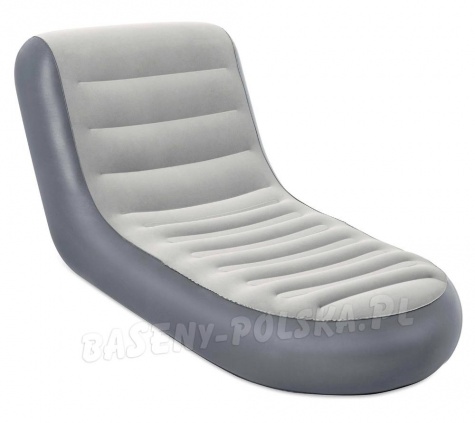 Dmuchany fotel welurowy leżanka Chaise Sport Bestway 75064