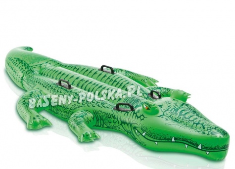 Dwuosobowy dmuchany aligator do pływania 203 x 114 cm 58562 Intex