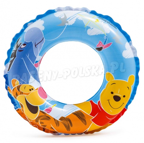 Kółko plażowe dla dzieci do pływania Kubuś Puchatek i Tygrysek INTEX 58228
