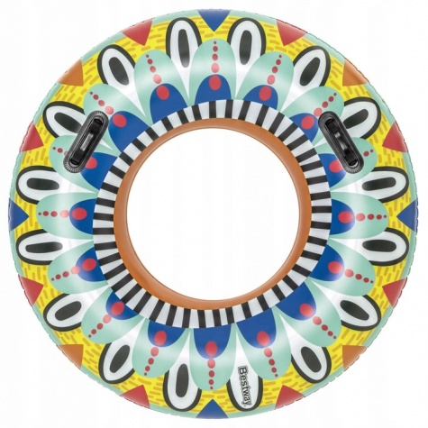 Koło do pływania 107cm plażowe Bestway 36294 kolorowe
