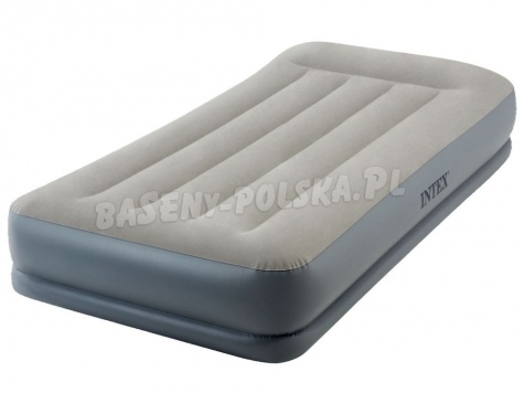 Materac welurowy Pillow Rest z pompką 99 x 191 x 30 cm INTEX 64116