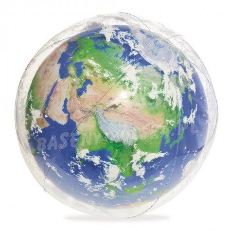 Piłka plażowa globus Ziemia z podświetleniem 61cm Bestway 31045 LED
