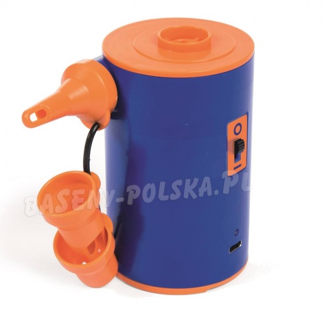 Pompka elektryczna 2x akumulator AirTravel podróżna USB Bestway 62101