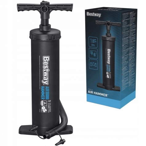 Pompka tłokowa 48 cm funkcja wypompowywania powietrza Bestway 62030