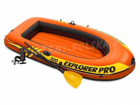 Ponton Explorer PRO 300 Set 244 x 117 x 36 cm INTEX 58358 wiosła i pompka