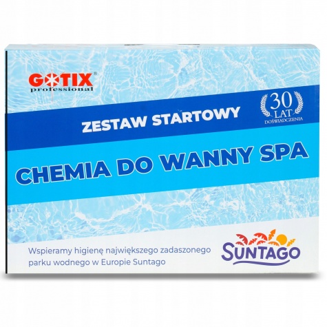 Zestaw startowy chemii basenowej Starter Set tabletki do SPA