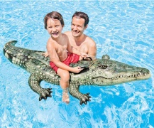 Aligator dmuchany krokodyl do pływania 170 x 86 cm INTEX 57551