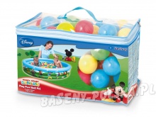 Basen dmuchany postacie z bajek Disney z piłkeczkami 122 x 25 cm Bestway 91028