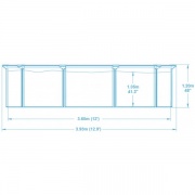 Basen ogrodowy Hydrium całoroczny 360 x 120 cm Bestway 56574