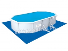 Basen ogrodowy Hydrium całoroczny 610 x 360 x 120 cm 5w1 Bestway
