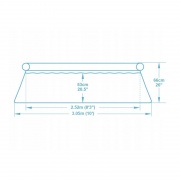 Basen ogrodowy rozporowy 305 x 66 cm 15w1 Bestway 57458