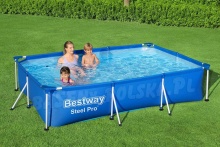 Basen ogrodowy stelażowy 300 x 201 x 66 cm Bestway 56411 z pompą