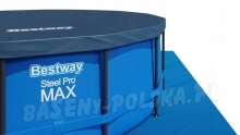 Basen ogrodowy stelażowy 396 x 84 cm 16w1 Bestway 5612E okrągły