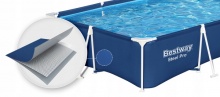 Basen ogrodowy stelażowy 400 x 211 x 81 prostokąt Bestway 56405
