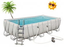 Basen ogrodowy stelażowy 549 x 274 x 122 cm 10w1 Bestway 56465