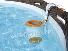 Basen ogrodowy stelażowy 7w1 Rattan Deluxe 488 x 122 Bestway 56666