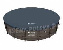 Basen ogrodowy stelażowy 7w1 Rattan Deluxe 488 x 122 Bestway 56666