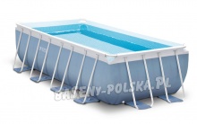 Basen ogrodowy stelażowy PRISM 400 x 200 x 100 cm 4w1 INTEX