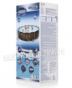 Basen ogrodowy stelażowy Rattan 427 x 107 x cm 6w1 Bestway