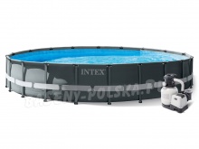 Basen ogrodowy stelażowy Ultra XTR Frame 610 x 122 cm 17w1 INTEX