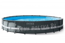 Basen ogrodowy stelażowy Ultra XTR Frame 732 x 132 cm 21w1 INTEX 26340