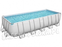 Basen prostokątny 640 x 274 x 122 cm stelażowy 5612B Bestway szary