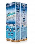 Basen prostokątny 732 x 366 x 132 cm Bestway 56474 stelażowy 18w1