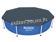 Basen stelażowy Bestway 244 x 61 cm komplet 7w1 56431