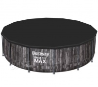 Basen stelażowy grafitowy 427 x 107 cm 11w1 Bestway 5614Z Steel Pro MAX