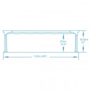 Basen stelażowy dla dziecka 56217 Bestway 122 x 122 x 30 cm