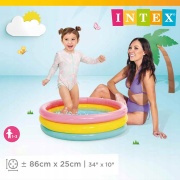 Brodzik dmuchany 86 x 25 cm INTEX pompowane dno 58924 dla dzieci