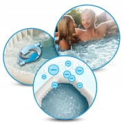 Dmuchane SPA INTEX 28458 jacuzzi z hydromasażem 201 x 71 cm 4 osobowe