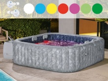 Dmuchane SPA Jacuzzi Lay-Z San Francisco z LED i leżakami Bestway 60161