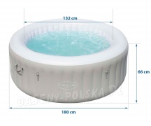 Dmuchane SPA Jacuzzi Tahiti Bestway 60007 z podświetleniem LED 180 x 66 cm Lay-Z Spa