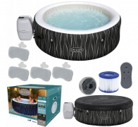 Dmuchane SPA jacuzzi HOLLYWOOD z oświetleniem LED 196 x 66cm 60059