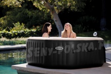 Dmuchane SPA jacuzzi z bąbelki i dysze 4 osobowe INTEX 28458 Premium