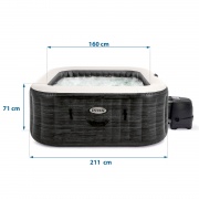 Dmuchane SPA jacuzzi z hydromasażem 4 osobowe INTEX 28450