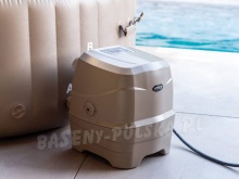 Dmuchane SPA jacuzzi z masażem 2 pokrywy 196 x 71 cm INTEX 28476