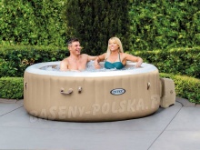 Dmuchane SPA jacuzzi z masażem 2 pokrywy 196 x 71 cm INTEX 28476